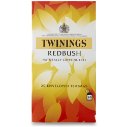 Twinings Redbush Tea 4 boxes, 20 Envelope tea bags per box