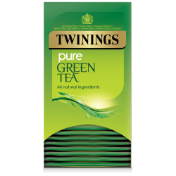 Twinings Pure Green tea 4 boxes, 20 Envelope tea bags per box