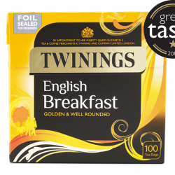Twinings English Breakfast Tea 100 tea bags per box, 4 boxes(Not Enveloped)