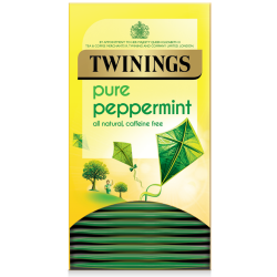 Twinings Pure Peppermint Tea 4 boxes, 20 Envelope tea bags per box